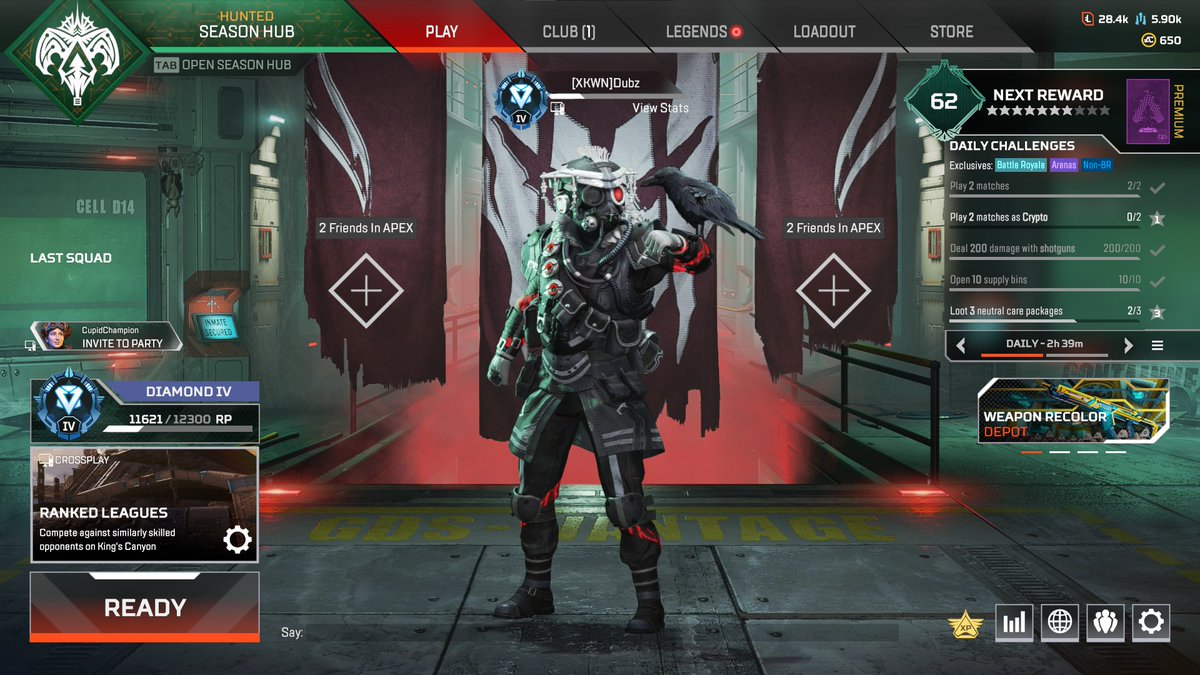 Diamond BatChest 😎 #iheckinloveapex