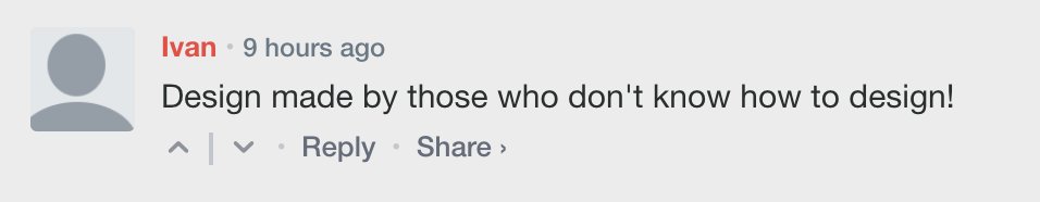 Death by comments? Apparently, we've all been demoted from designers to…?

<a href="/theNDApodcast/">The NDA Podcast</a>