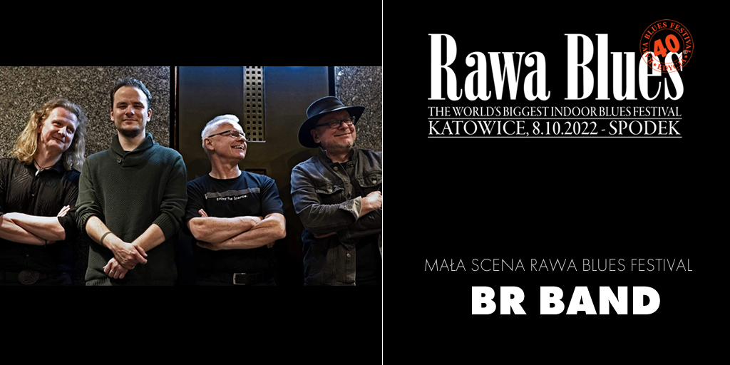 B.R. Band czyli Bogdan Rumiak Band - to kolejny, po Mr Blues projekt tego gitarzysty, pasjonata i promotora bluesa. 
𝗞𝗨𝗣 𝗕𝗜𝗟𝗘𝗧: bit.ly/3sAxuJv
#40rawablues #brband