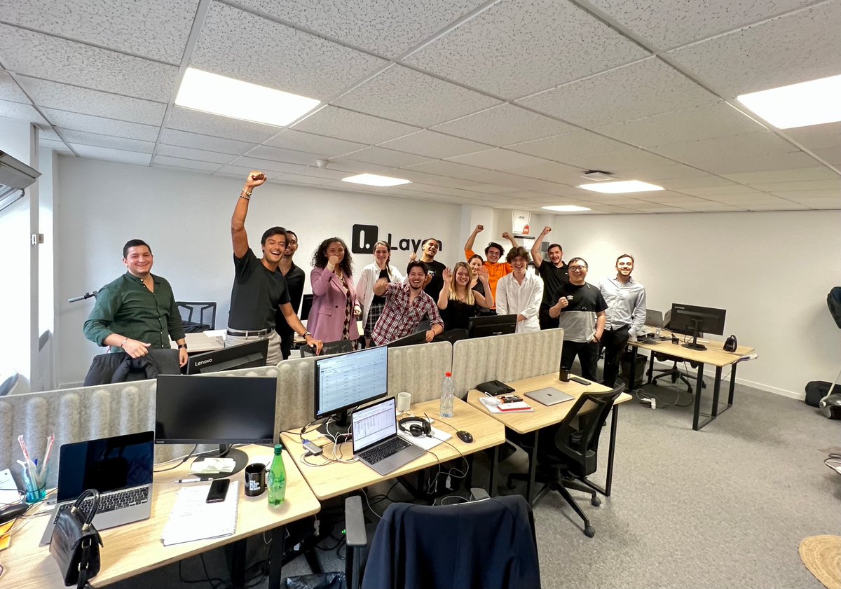 LayanSoftware's tweet photo. C’est la rentrée chez Layan ! 💼

Les derniers vacanciers sont de retour au bureau, c’est l’occasion de faire la traditionnelle photo de classe

Toute l’équipe Layan vous souhaite une belle rentrée ☀️

D’ailleurs, deux nouveaux Layons ont rejoint l’aventure, les trouvez-vous?🕵️‍♂️ https://t.co/HpTCKHfaRu