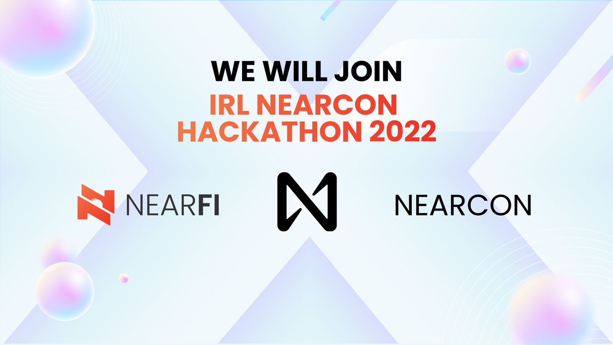 NearFi_Wallet's tweet photo. 🔥NearFi Wallet's team will join IRL NEARCON HACKATHON 2022🔥
🤝It is our pleasure to announce that we will join IRL NEARCON HACKATHON 2022
💯This is a great opportunity to pitch your project to the top judges from the #NEAR ecosystem
#NearFiWallet #NEAR #Hackathon #NEARCON https://t.co/PLbAVoUgzu