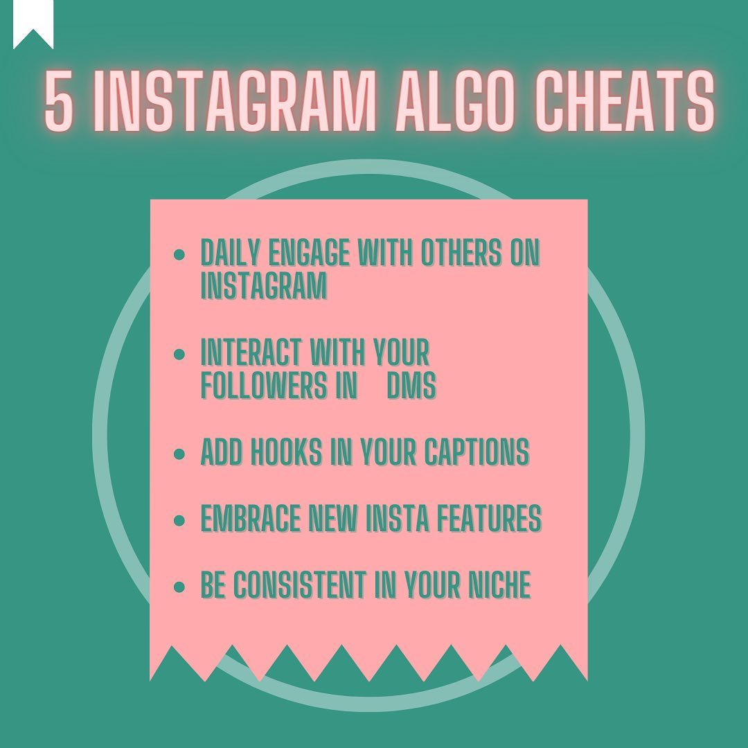 ravdotai's tweet image. 📣📣5 instagram algo cheats

Save it for later use❤️

#instagramalgorithm #instagramalgorithms #instaalgo #instaalgoritme #agorithmcheats #instagrow #growinsta #contentcreation #digitalcontentcreation