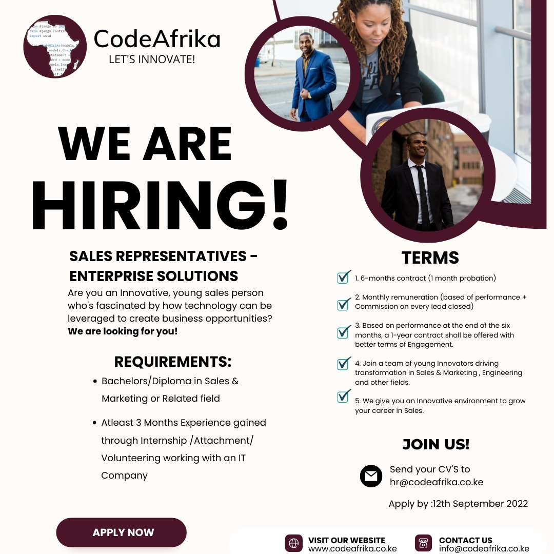CodeAfrika's tweet image. Happy Wednesday you all😃. How about grabbing these new opportunities as they come😌.