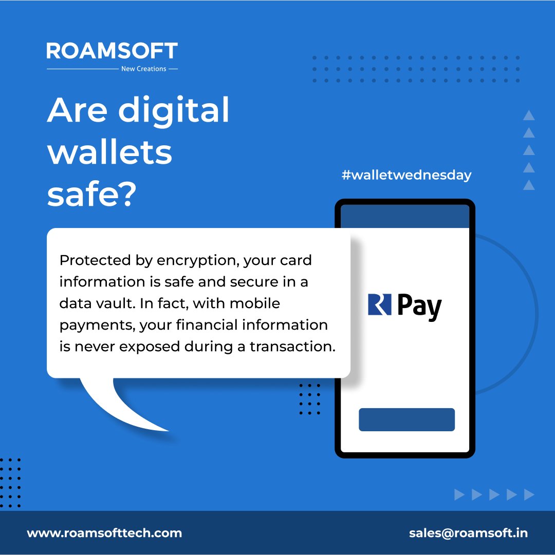 roamsofttech's tweet photo. To know more details about our digital wallet and related offerings
Contact us through
Whatsapp- +91 739-738-6664
Email- sales@roamsoft.in
Website- https://t.co/lYbYJhw3Ew
#digitalwallet #walletwednesday #whitelabelled #closedwallet #semiclosedwallet #openwallet #phonepe https://t.co/yh45i3goD7