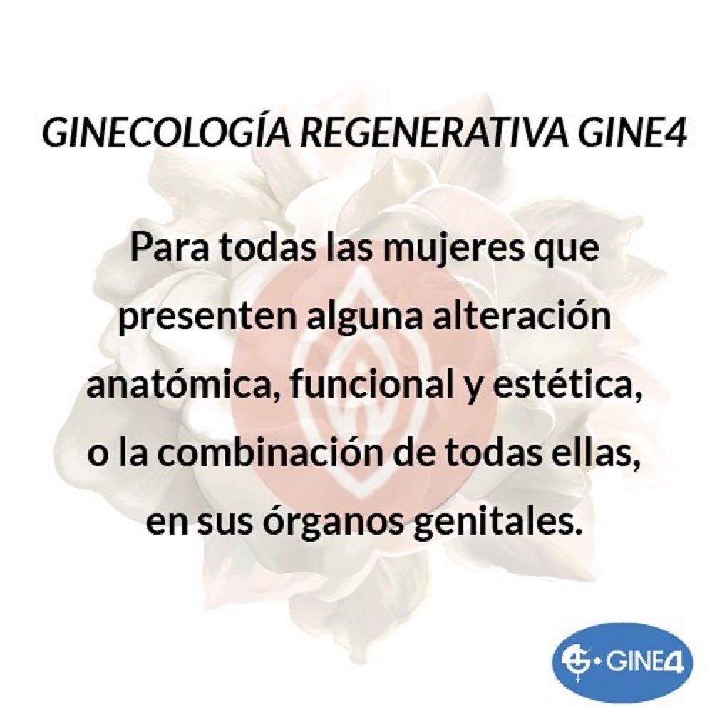 👩🏻‍⚕️💖 #gine4 #gine4you 
CIRUGÍA REGENERATIVA
Para todas las mujeres que presenten alguna alteración anatómica, funcional y estética, o la combinación de todas ellas, en sus órganos genitales.
Entra en gine4.es o pide cita 👉🏻 91 546 40 55 y 91 447 55 06 o 674 796 030