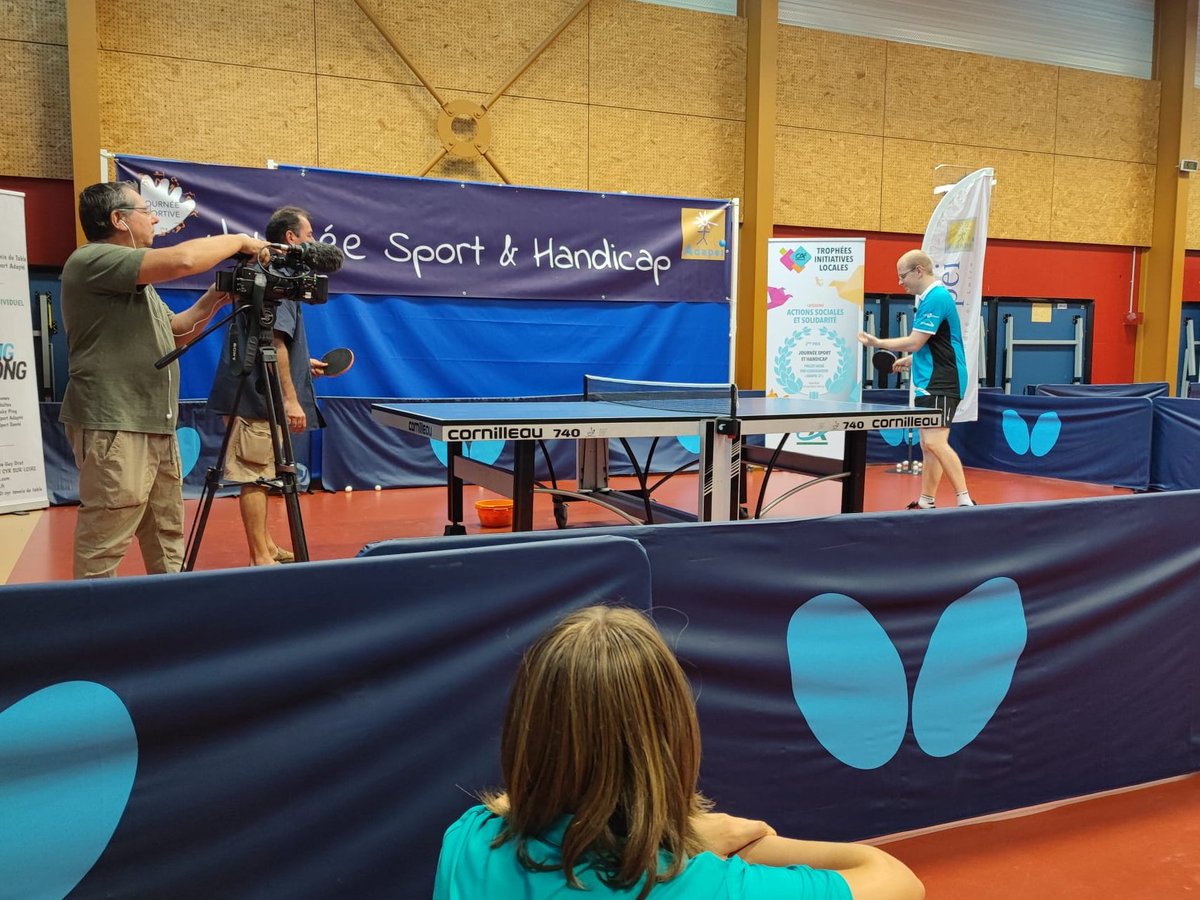 Dans le cadre de la Journée Sport et Handicap <a href="/F3Centre/">France 3 Centre-Val de Loire</a> a fait un reportage sur les bienfaits du sport pour les personnes en situation de handicap.
Ce reportage sera diffusé vendredi soir sur France 3 😀
#sport #handicap #handisport #sportadapté #sportethandicap