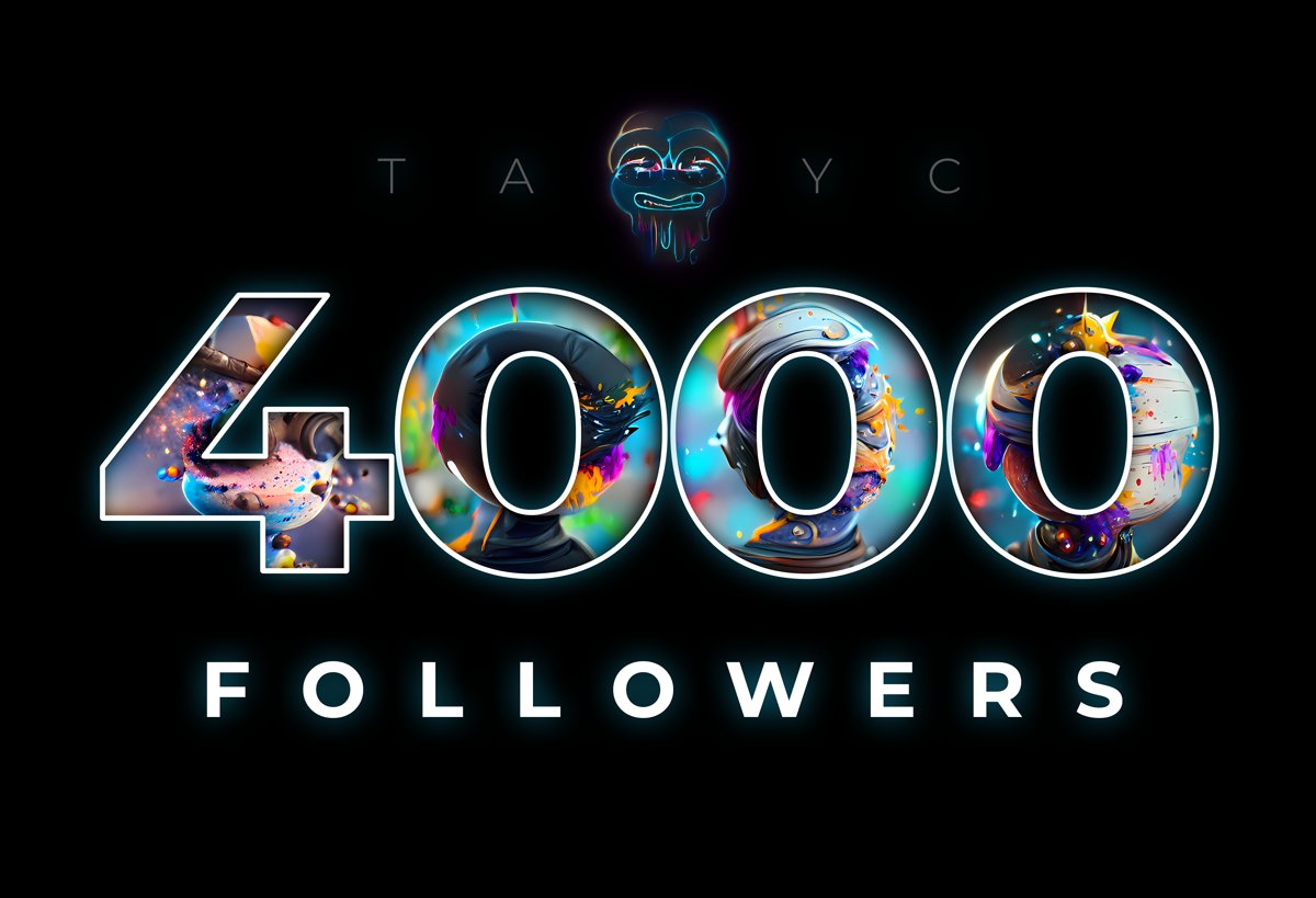 🎉4000 Followers 🎉

OG - Guaranteed Free Mint - 175 slots
Trippers - Guaranteed Paid Mint - 100 slots
TripList - Overallocated Paid Mint
#TripList = 0.0333 ETH

No Public sale 

Mint date - TBA/September

#TAYC #ApepeFam #NFT #Memes #History 
#NFT #ETH #NFTCommunity #Limited