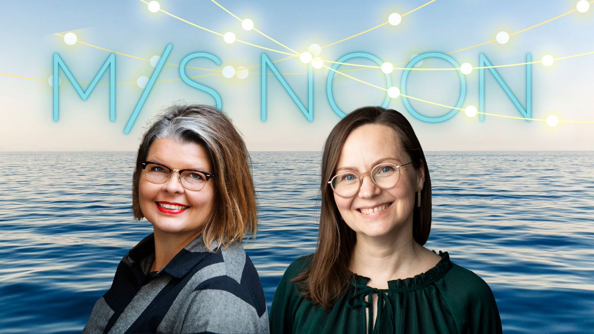 No niin, tänään sparraillaan @RiittaSupperi'n kanssa meidän <a href="/NoonKollektiivi/">Noon Kollektiivi</a>  virtuaaliristeilyllä! 

Ekat tapaamiset takana. Ihana kurkistusikkuna #viestintä'tyyppien arjen huolenaiheisiin. Toivottavasti osaamme olla avuksi! 👩‍✈️🌊