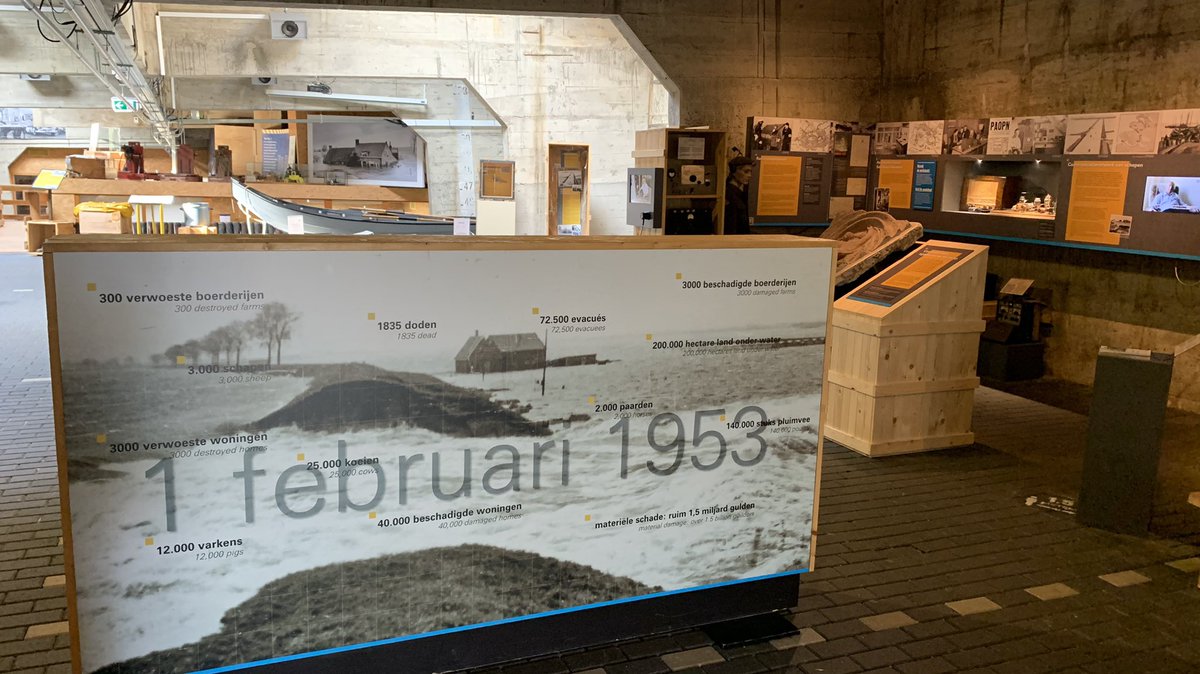 JokeGeldhof's tweet photo. Ooit… op 1 februari 1953 hadden we juist véél te veel water met dramatische gevolgen in Zeeland, W-Brabant en ZH-Zuid. De herinnering blijft levend in dit prachtige #Watersnoodmuseum in Ouwerkerk op @gemeentesd https://t.co/V3cI4sWB2I