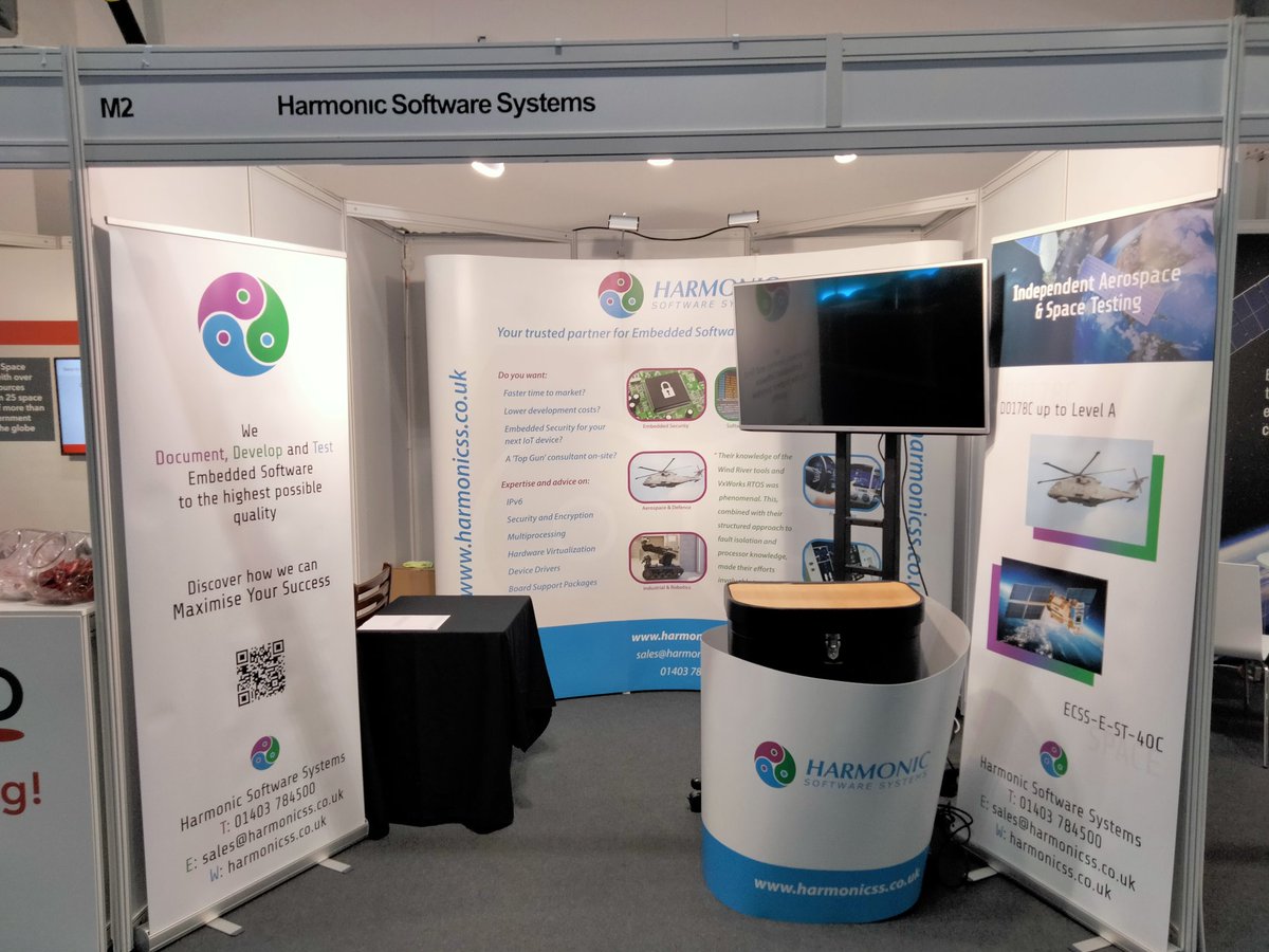 #Arrow supporting business partner #HarmonicSoftware exhibiting at the prestigious #SpaceComm Expo, Farnborough
