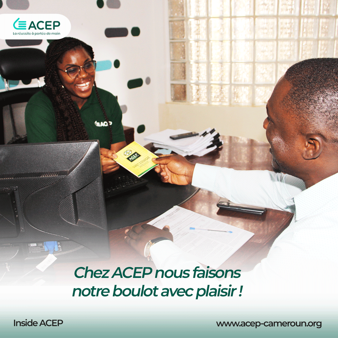 Acep_Cameroun's tweet photo. Nous faisons notre boulot avec plaisir.
Nous sommes à l’écoute et nous rendons disponibles pour accompagner nos clients.
#acepcameroun, #accueilclient , #boulot , #clientsatisfait https://t.co/M8MeZ2FiYG