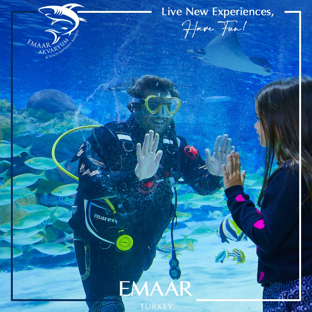 Do you want to create adventurous memories with your family in #EmaarAquarium &amp; #UnderwaterZoo 🐟🐙🦀

#EmaarTurkey #Istanbul #luxurylife #istanbul