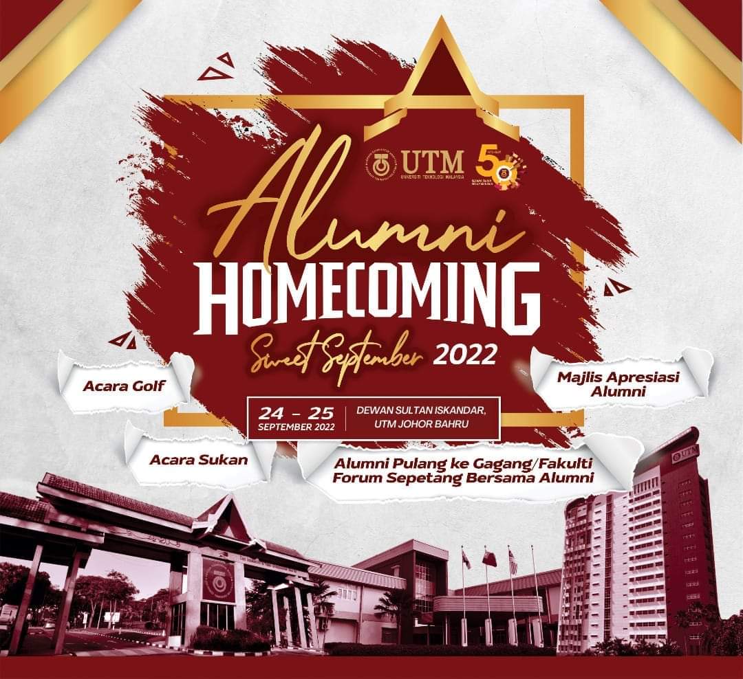 utm_my's tweet photo. UTM Alumni Homecoming 🎓
Share with your #UTMalumni friends ❤️
See you there 💃🏻
https://t.co/yZnNXOmHcU https://t.co/W8gNsc2aEu