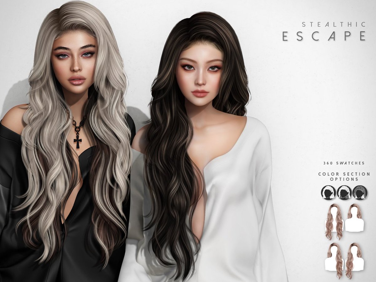 StealthicSL's tweet photo. Stealthic Anthem Release!
"Escape" is an insanely long, curly hair that comes with rigging for the booty and a new breast size! We are introducing a 4th breast size that will replace our old "Large" breast size.
Teleport over to Anthem: Anthem/126/128/1106
-The Stealthic Team https://t.co/fBTBbRO4jz