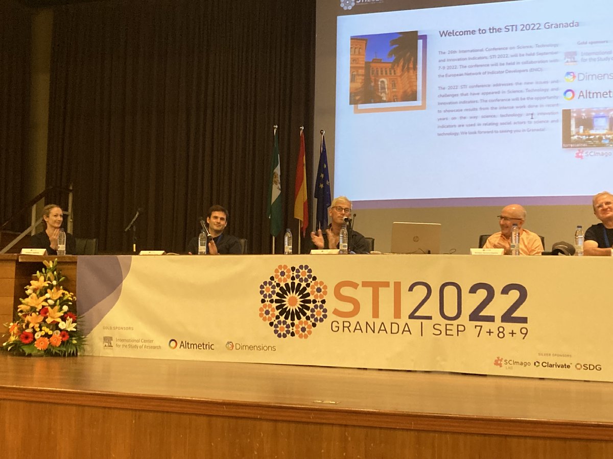 Silvia Dobre ⋆*✩⑅◡̈⃝ *✩ ⋆ (@silviacdobre) on Twitter photo Cannot attend the #STI2022GRX?
You can still join the #plenary sessions of the #conference for free, #online!
▶️sti2022.org/2022/08/26/you…
💠The role of #indicators in national #researchevaluation systems
🗣️<a href="/ciripache/">Researching Research (Alis Oancea)</a>
📅7 Sept
🕗 9.30 - 11. AM CEST
👏<a href="/sti2022grx/">STI2022</a> <a href="/torressalinas/">Daniel Torres-Salinas</a> Cannot attend the #STI2022GRX?
You can still join the #plenary sessions of the #conference for free, #online!
▶️sti2022.org/2022/08/26/you…
💠The role of #indicators in national #researchevaluation systems
🗣️<a href="/ciripache/">Researching Research (Alis Oancea)</a>
📅7 Sept
🕗 9.30 - 11. AM CEST
👏<a href="/sti2022grx/">STI2022</a> <a href="/torressalinas/">Daniel Torres-Salinas</a>
