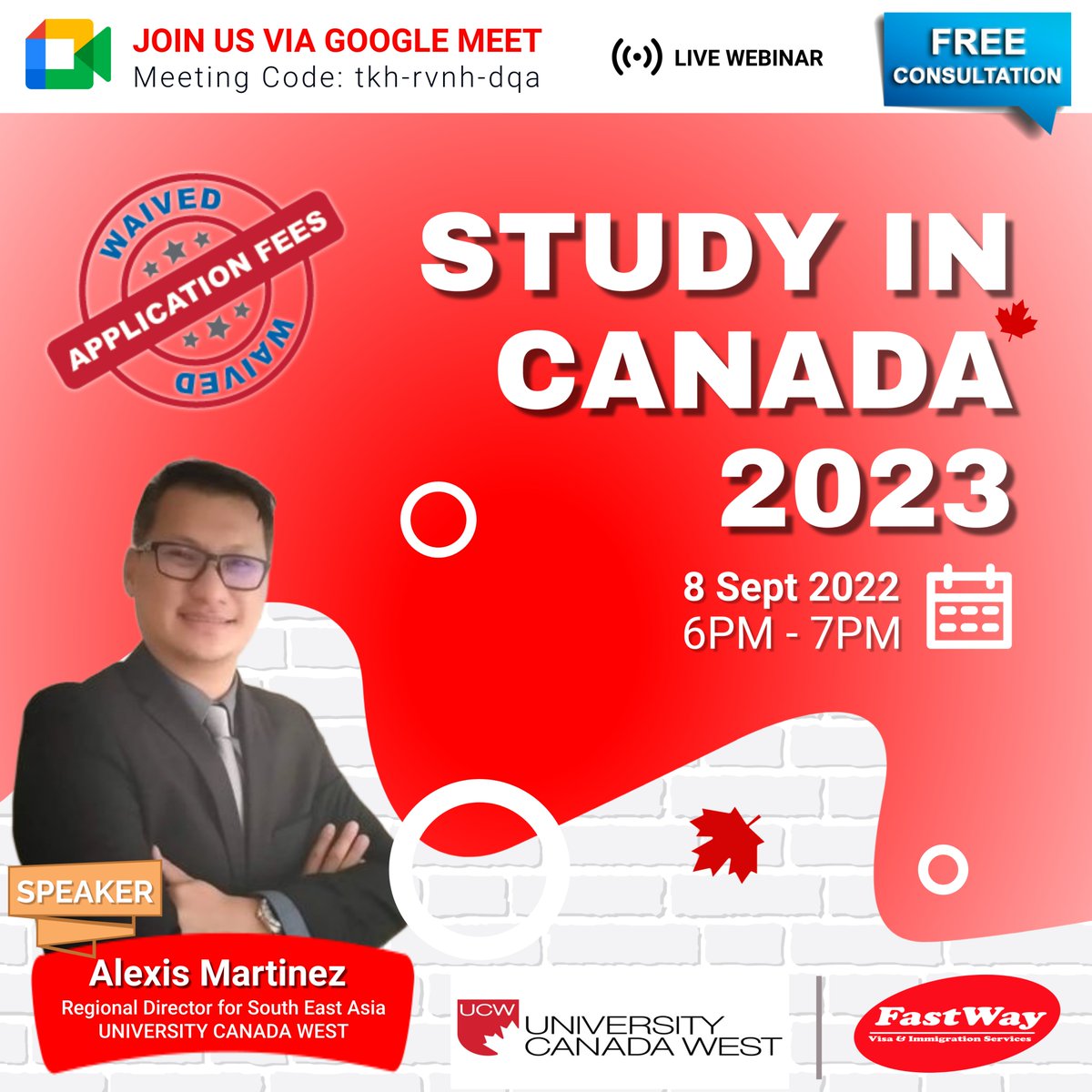 FastWayVisaPH's tweet photo. LIVE Q&A: Study in Canada! Learn about how to
The study, Work and Live in Canada.
#vancouver #britishColumbia #canada #visaAssistance #NoConsultationFee https://t.co/BtihAnU73l