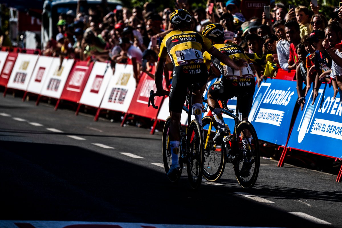 You lit up #LaVuelta22 with your performances <a href="/rogla/">Primož Roglič</a>.❤️ We wish you a speedy recovery champion.

👏 Has regalado espectáculo y ambición desde el primer día. 🙏¡Recupérate pronto campeón!