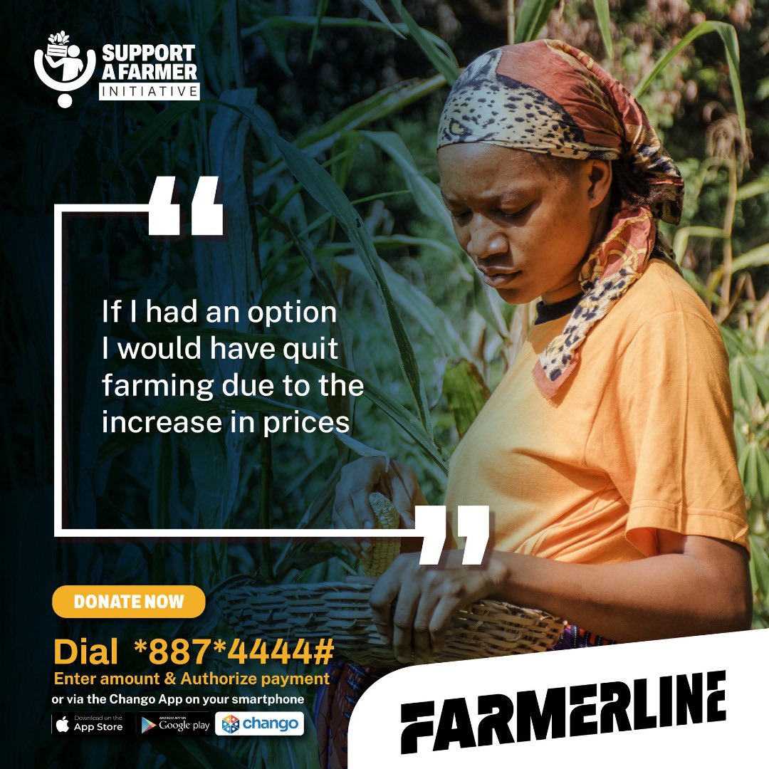 Scripp_T's tweet photo. Please Rt for awareness
@farmerline still helping out farmers to purchase fertilizers at an affordable price!
Kindly help us on this project! Read and donate here please>>> https://t.co/NS8qqOGmwx
Thank you boss and your team for this! @alloysiusattah ππΎπ₯
#SupportAFarmer https://t.co/Gx4fFIAqU4