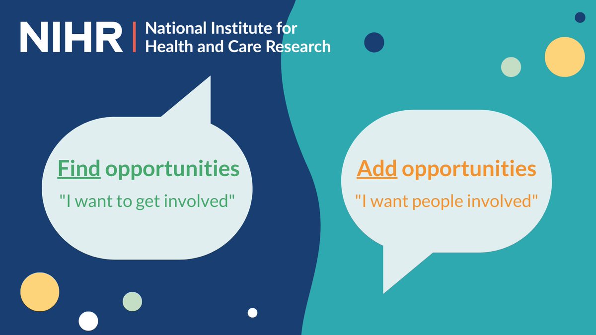 Are you a patient, member of the public or carer looking for an opportunity to get involved? Or a researcher with an opportunity for people to get involved in your work? Head to People in Research to browse and post opportunities to help shape research: peopleinresearch.org