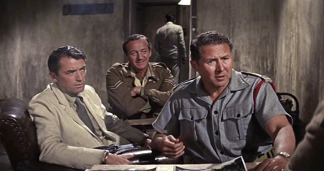 #AnthonyQuayle, Gregory Peck and David Niven, seen here in the epic adventure war film “THE GUNS OF NAVARONE” (1961) dir. J. Lee Thompson

🎬#FilmTwitter

#ColumbiaPictures