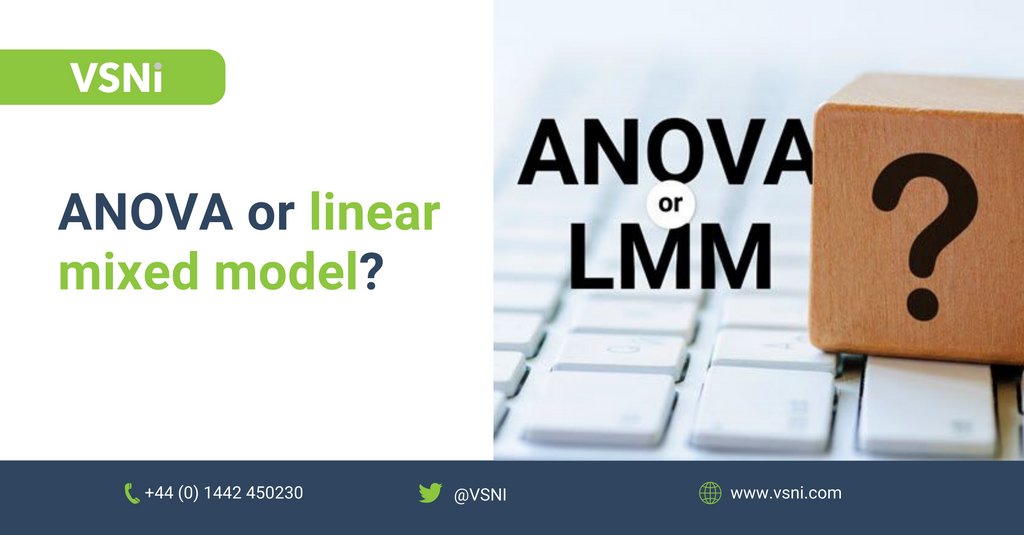 vsni's tweet image. Many analysts are now using linear mixed models (LMMs), also known as multi-level models, to analyse data from designed experiments instead of ANOVA.
Find out more here:
vsni.co.uk/blogs/anova-or…
#linearmixedmodels #bioscience #datascience
