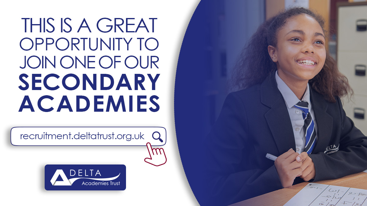 deltatrustjobs's tweet photo. .@DeltaTrust_Org are looking to appoint an ICT Technician to work in one of our secondary schools in Doncaster. The successful candidate will need to have access to a car.
Get in touch if you would like to have an informal chat about this role!
https://t.co/Lt1H1Hg8uX #ICTjob https://t.co/d40wfvBHS9