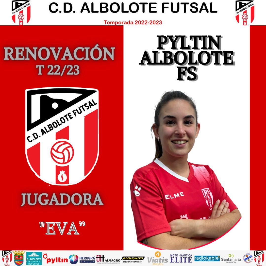 albolote_futsal's tweet photo. ✅ 𝑹𝑬𝑵𝑶𝑽𝑨𝑫𝑶𝑺 | Jenifer y Eva renuevan con el PYLTIN Albolote FS

#VamosAFS #SomosAlbolote https://t.co/YPZsWc4Htd
