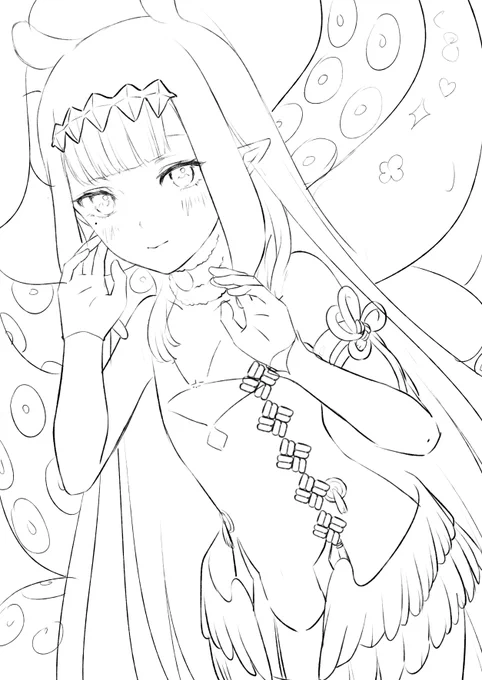 【お絵描き】5億年ぶりに絵を描く https://t.co/qiHGQkt7o8 @YouTubeより 

今この絵カイテマーーース!!!よければ見に来てね!!! 