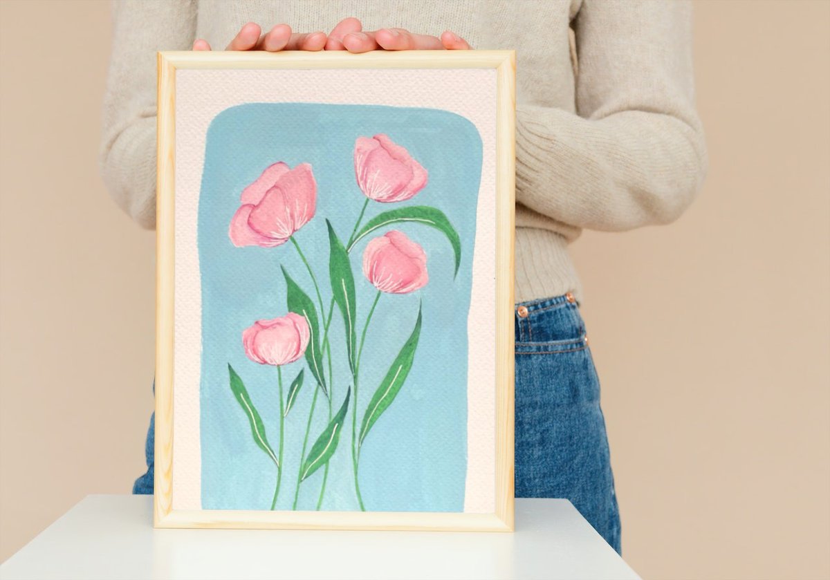 heli_art's tweet photo. My mother loves this painting! It's her favourite one!
It is delicate, the colors are lovely and it makes the place look very vibrant! So why not add this piece to your home or office and enjoy it?!
#gouacheflorals #wallpainting #artforsale #homedecore #roomdecore #helinaikart https://t.co/Sio7eYsINh