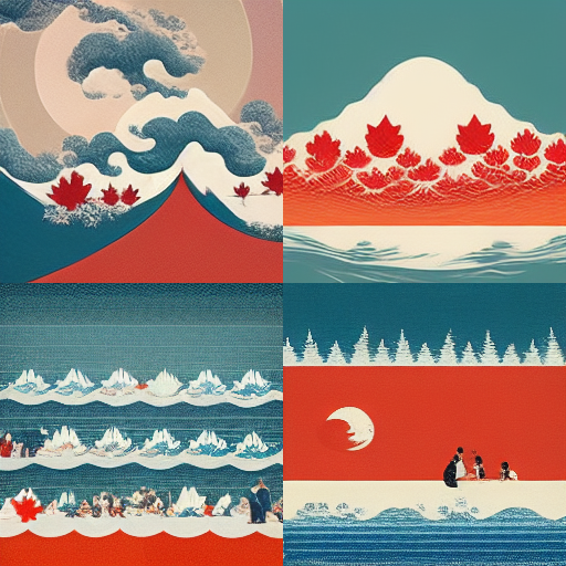 Experimenting with <a href="/midjourney/">Midjourney</a> to create AI art

"A Canadian birthday party in the style of Hokusai"
