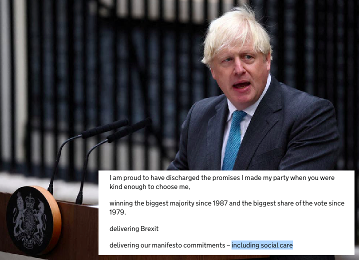 If only someone had told my old Dad's #carehome that #Johnson had fixed #socialcare ....maybe then there'd be enough staff to treat his now infected wounds and make sure he had some human interaction?

#ToryLies to the bitter end.