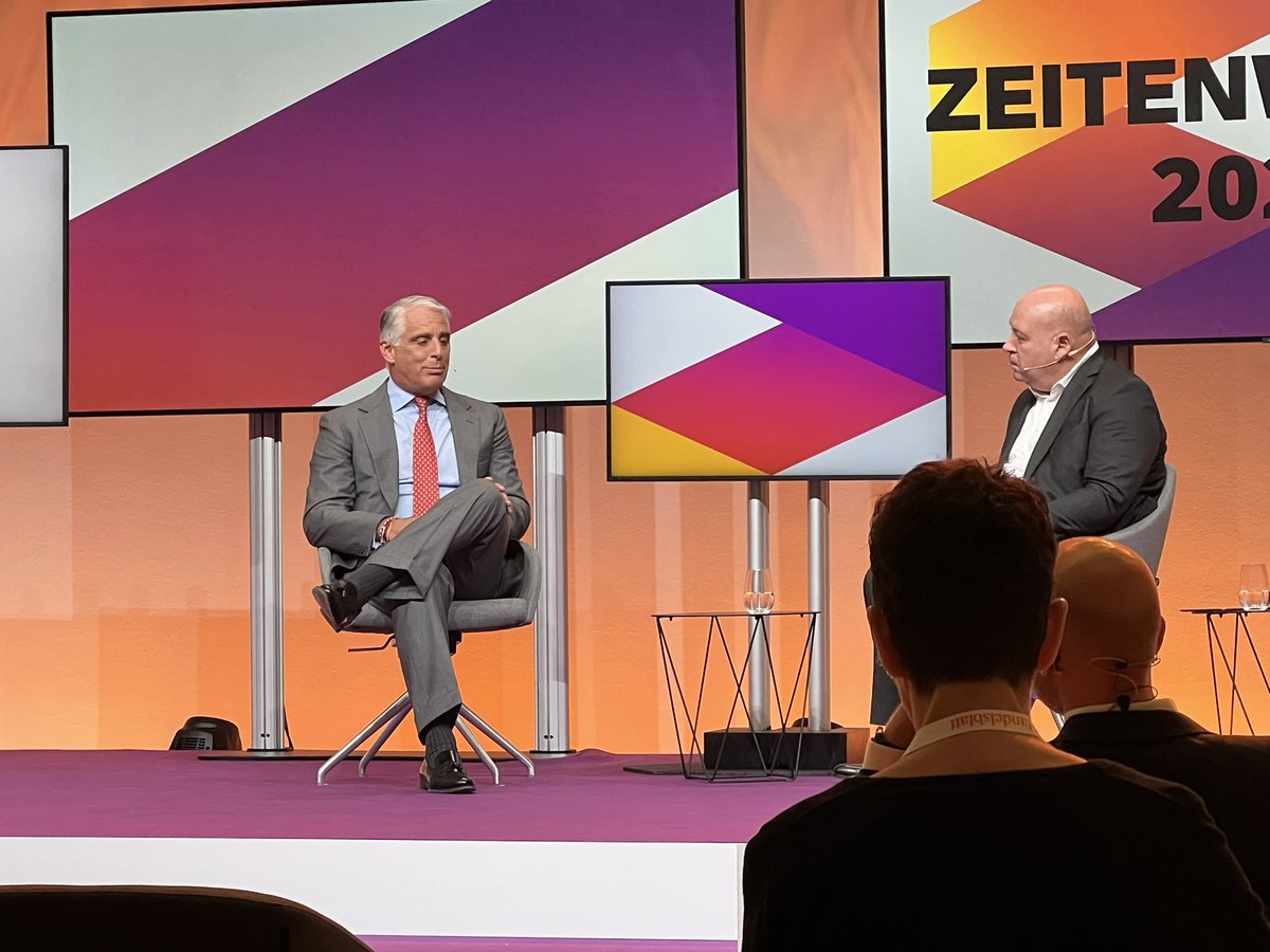 „European banks lack scale“… UniCredit CEO Andrea Orcel  im Gespräch mit Michael Maisch zur Konsolidierung des europ. Bankensektors. #HBBanken @UniCredit_PR