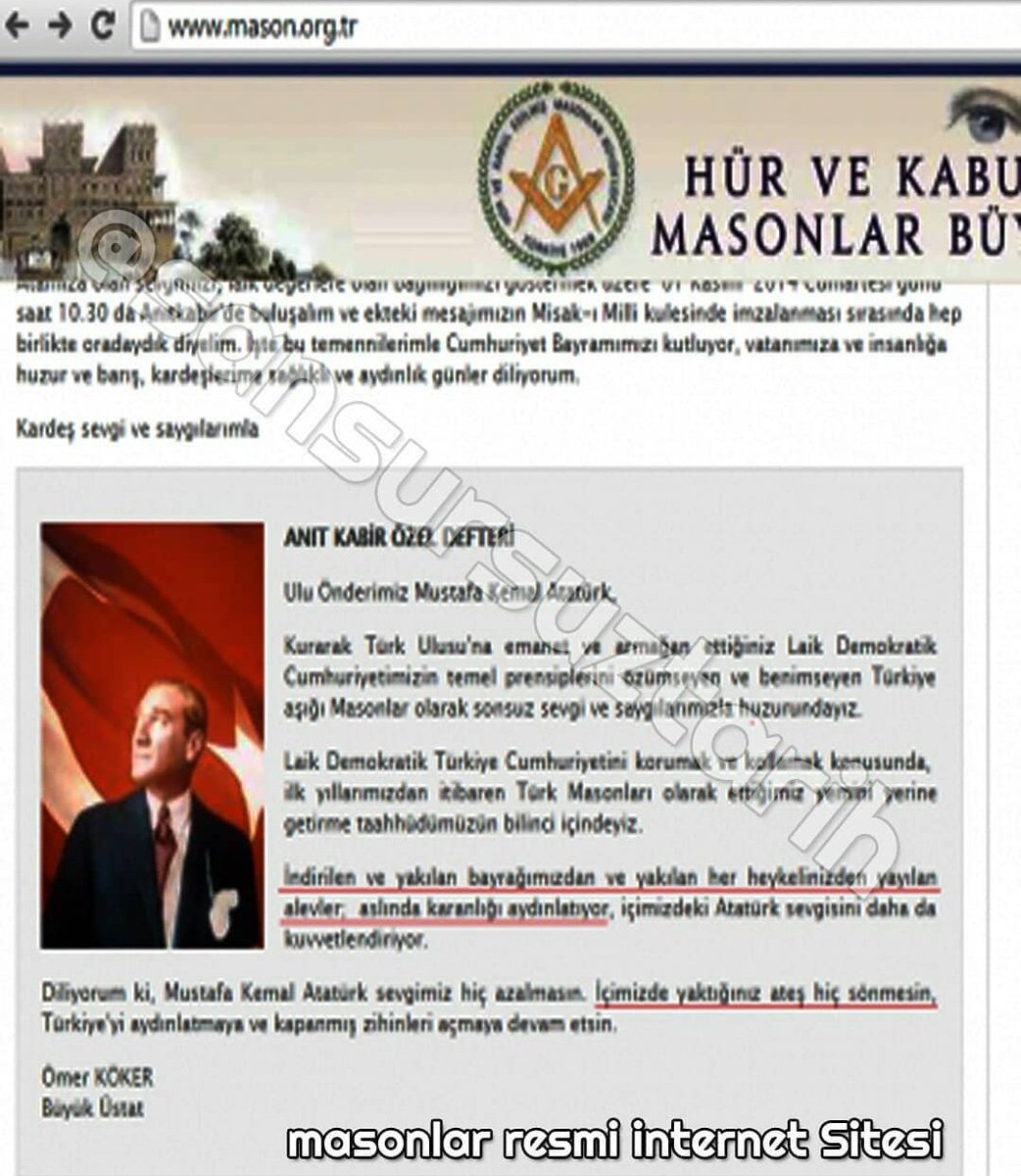 ArsivTarihim's tweet photo. Masonların her yıl Anıtkabir ziyareti ve Minnettarlıkları?
Mason locaları kapanmamış mıydı yahu! https://t.co/i0KpRL3DC5