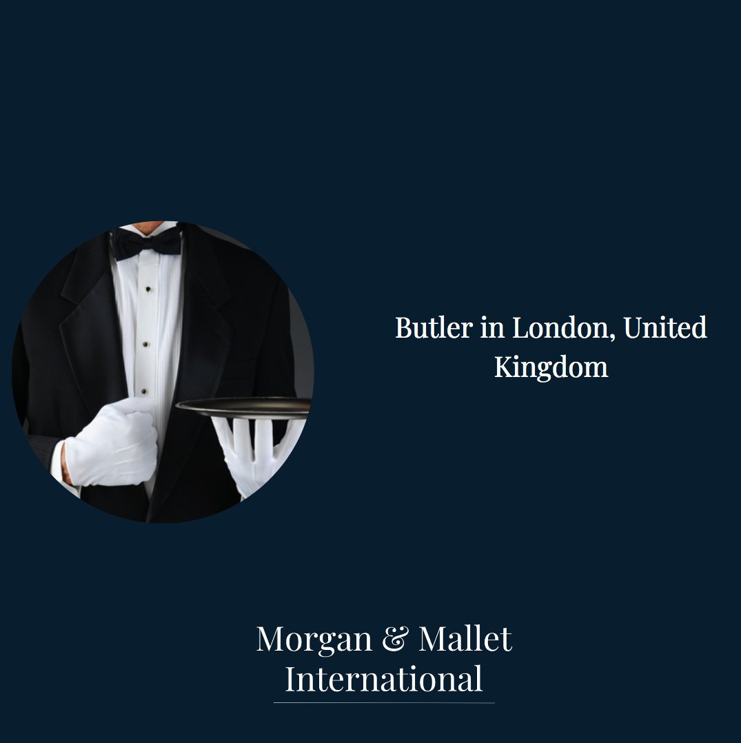 UkMallet's tweet photo. Looking to Hire a Butler in London, United Kingdom
Full time Butler Job Offer and Vacancy in London, UK
To apply :https://t.co/AHUcVFqyFV https://t.co/xEuogCqGXb