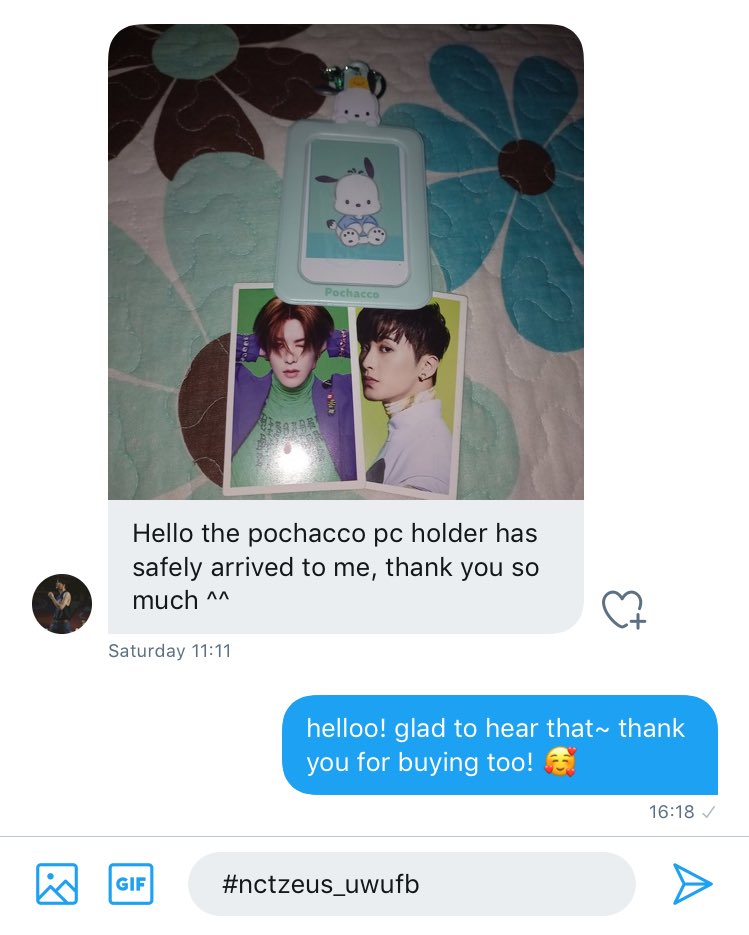 jwooGO's tweet photo. feedback sanrio poca holder 

#nctzeus_uwufb https://t.co/IX5UpSYKMx