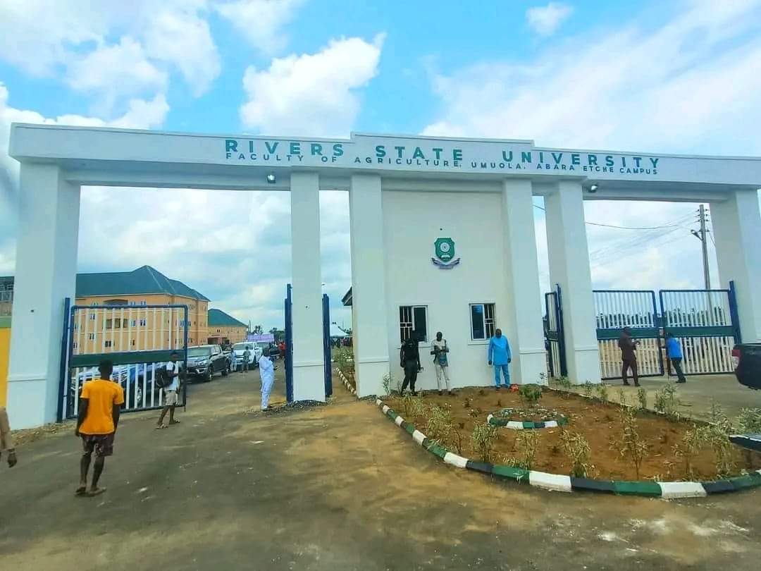 EveafriqueNews's tweet photo. Governor of Rivers State, Nyesom Wike, commissions the newly constructed Faculty of Agriculture, Etche Campus of the Rivers State University located at Abara, Etche LGA.

#eveafrique #eveafriquecommunity #eveafriquelifestyle #eveafriquenews #southerntimes #PortHarcourt #Etche https://t.co/R7XK0o2eCg
