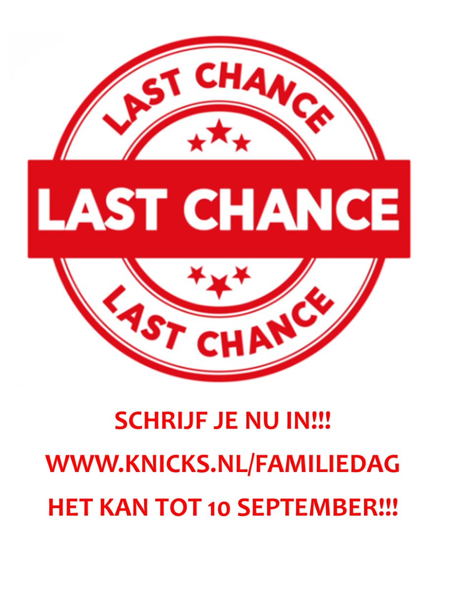 Kom naar onze familiedag en probeer onze geweldige sport een keer uit. Meer info op knicks.nl