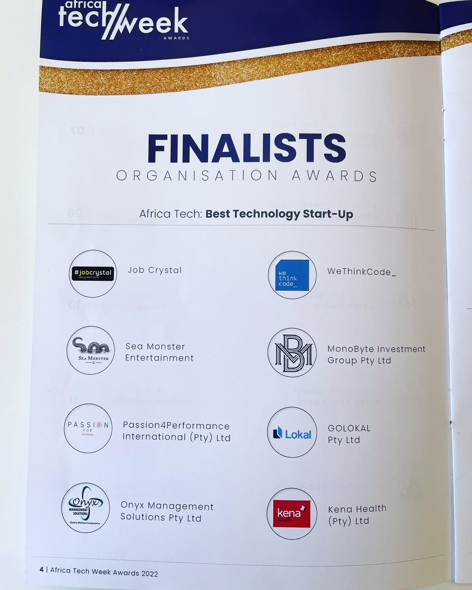 sashajknott's tweet photo. @jobcrystal made it to the finals of Best Technology Startup at @AfricaTechWeek 💪🏻 #jobcrystal #recruitAI https://t.co/0OyAGH0wnz