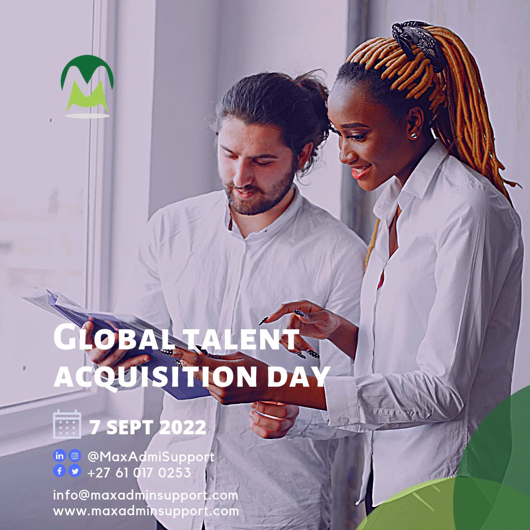 MaxAdminSupport's tweet photo. If people keep the world moving, talent acquisition & #HR people make sure the world runs as well as possible.
Thank them with the hashtag #GlobalTADay OR send them a card, a small gift, or invite them to a night out of drinking with you & your friends!
#MaxAdminSupport #Admin https://t.co/yjVVXTu45T