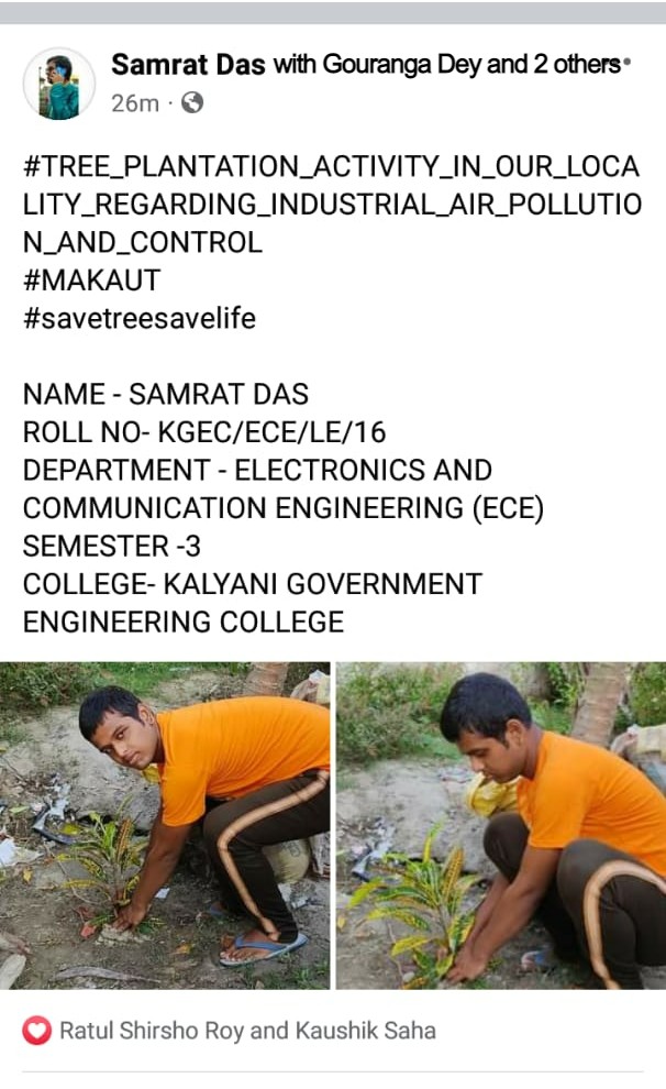 Gouranga2000's tweet photo. Do not let #EnviornmentDay be the only day to plant trees, rather pledge to mark every occasion with planting a tree. #YouthVeerangnayen Bishnupur marked the occasion with #TreePlantation#EnvironmentDay2021 
#keep_environment_clean
#विश्व_पर्यावरण_दिवस_की_हार्दिक_शुभकामनाएं https://t.co/KH6M1nMng5