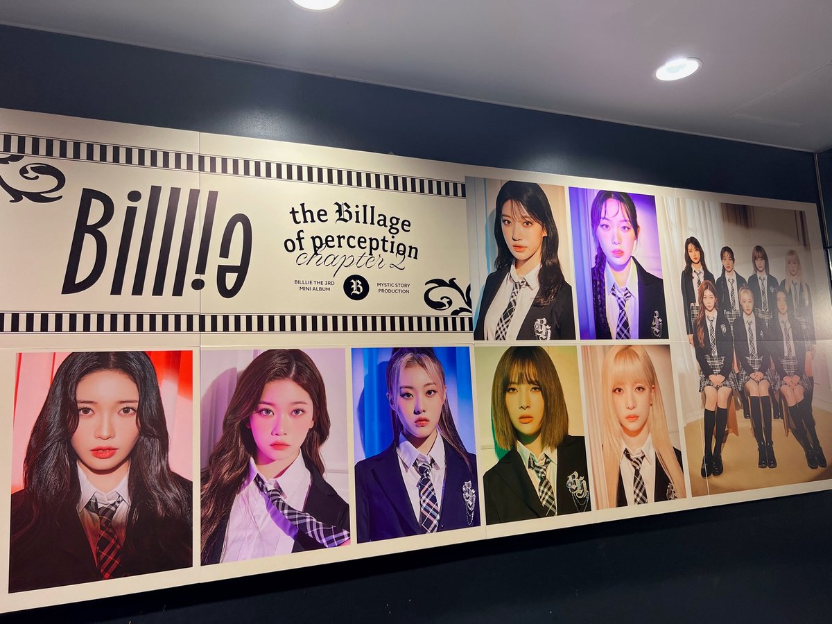 Billlie 】 ／ 5Fエレベーターホールにて 本日～パネル展スタート