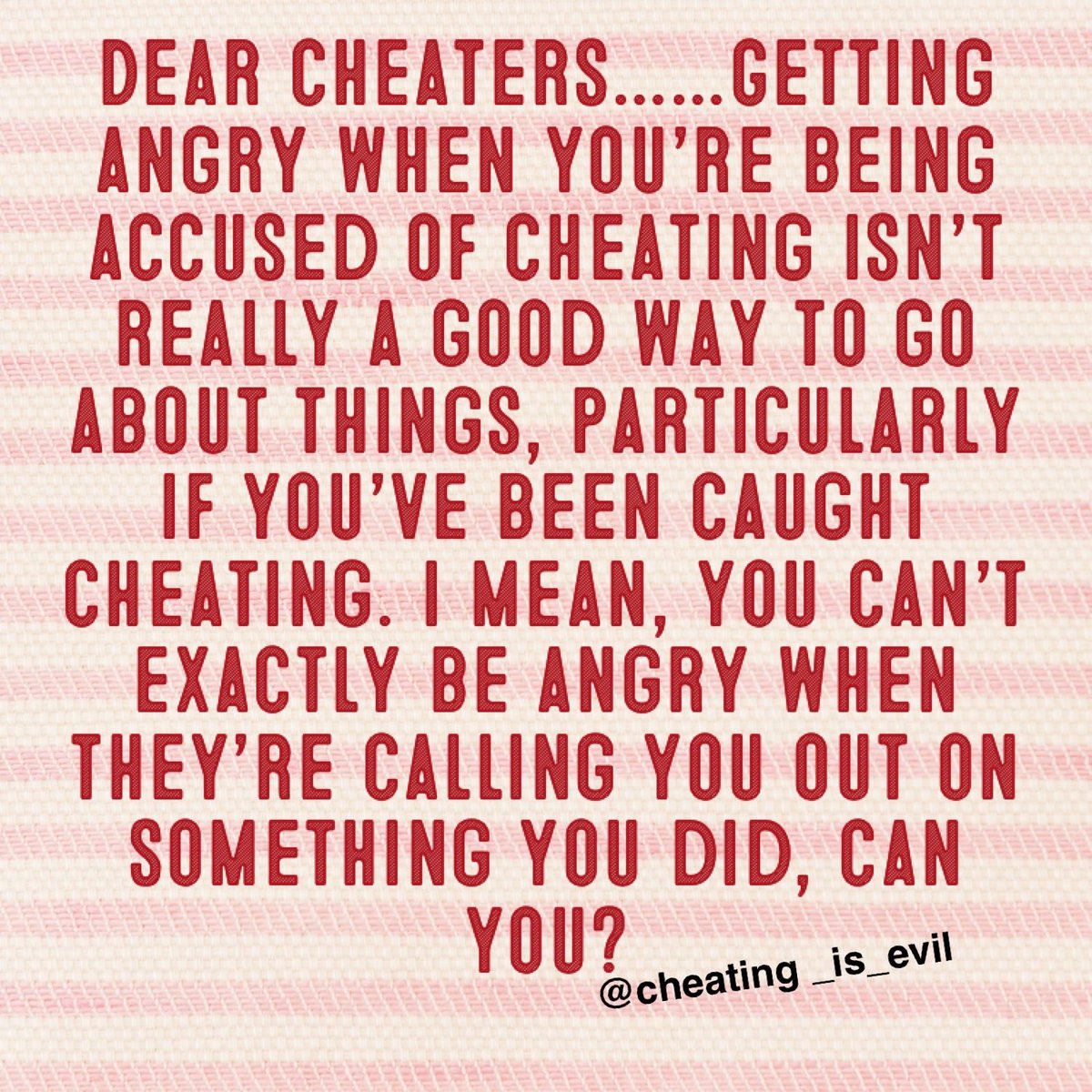 CheatingIsEvil's tweet image. 