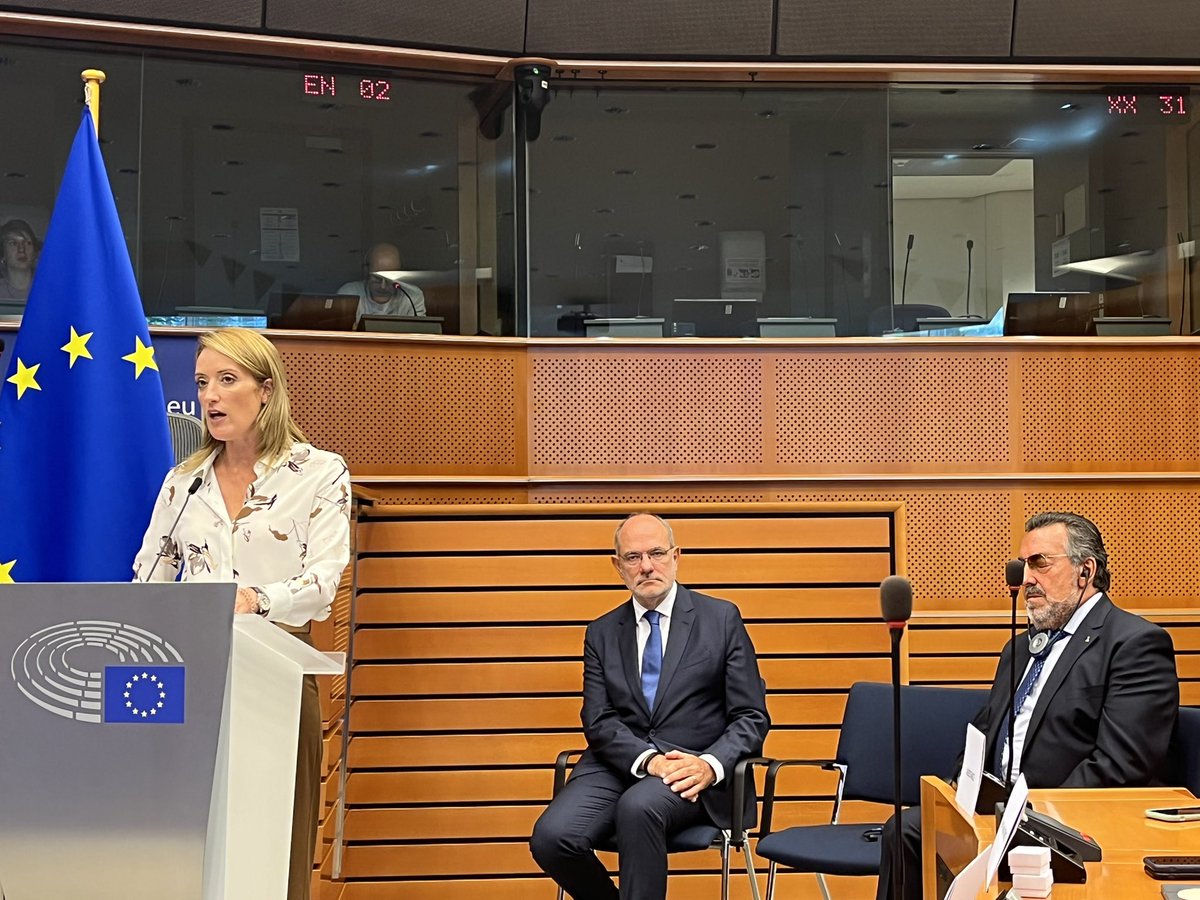 En Bruselas, Bélgica 🇧🇪, en la sede del Parlamento Europeo acompañando al GS <a href="/ONCE_oficial/">ONCE</a> en la firma de acuerdo renovado entre las dos instituciones <a href="/Europarl_ES/">Parlamento Europeo en España</a>