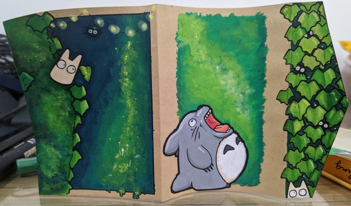 Idrawthethings's tweet photo. Work in progress! #wip #artistsontwitter #GHIBLI #ghiblifanart #totoro #Pokemon #Pikachu https://t.co/TMqhTQ7gLB