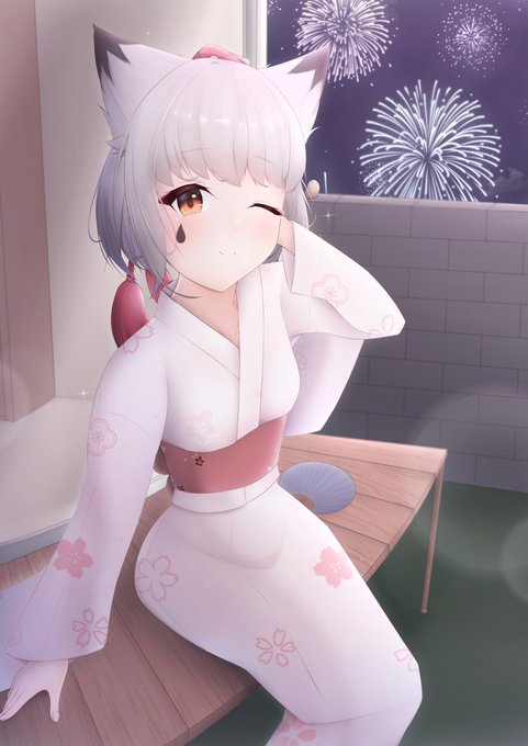 涼月ちゃんと夏の夜...🎆💕
#アズールレーン #涼月 
