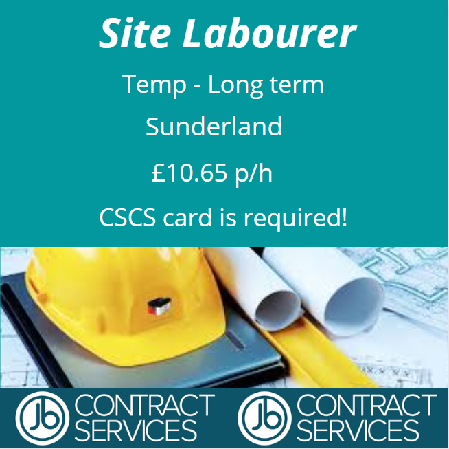 Site Labourers needed in Sunderland!

Ring us for more information on 0191 337 1567!

#recruitment #agency #recruitmentagency #labourer #sitelabourer #tempjobs #housingsite