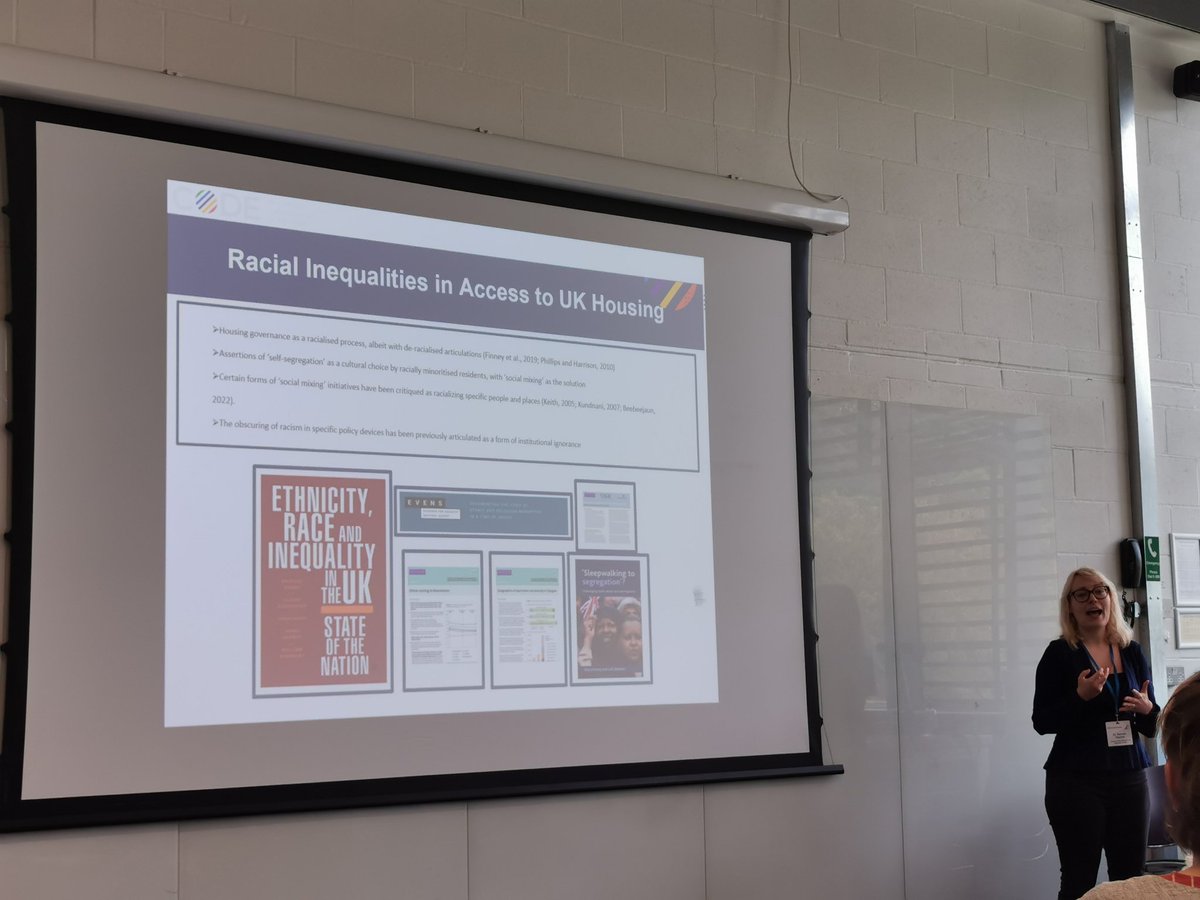 Fascinating presentation by Hannah Haycox @hmhaycox unpacking  ideas around racial segregation and the role of institutional ignorance #bsps2022 Ethnicity Strand