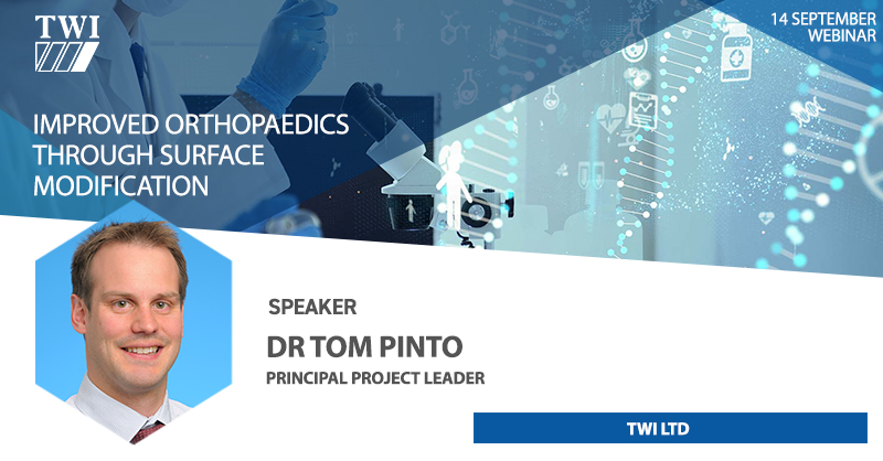 TWI_Ltd's tweet image. #SurfaceModification technologies, when applied to #orthopaedic applications, can offer benefits for users.

Join our #webinar, 'Improved #Orthopaedics through Surface Modification' on 14 September.

Register: bit.ly/3IFkdWG

#Orthopedics #Implants #MedicalDevices