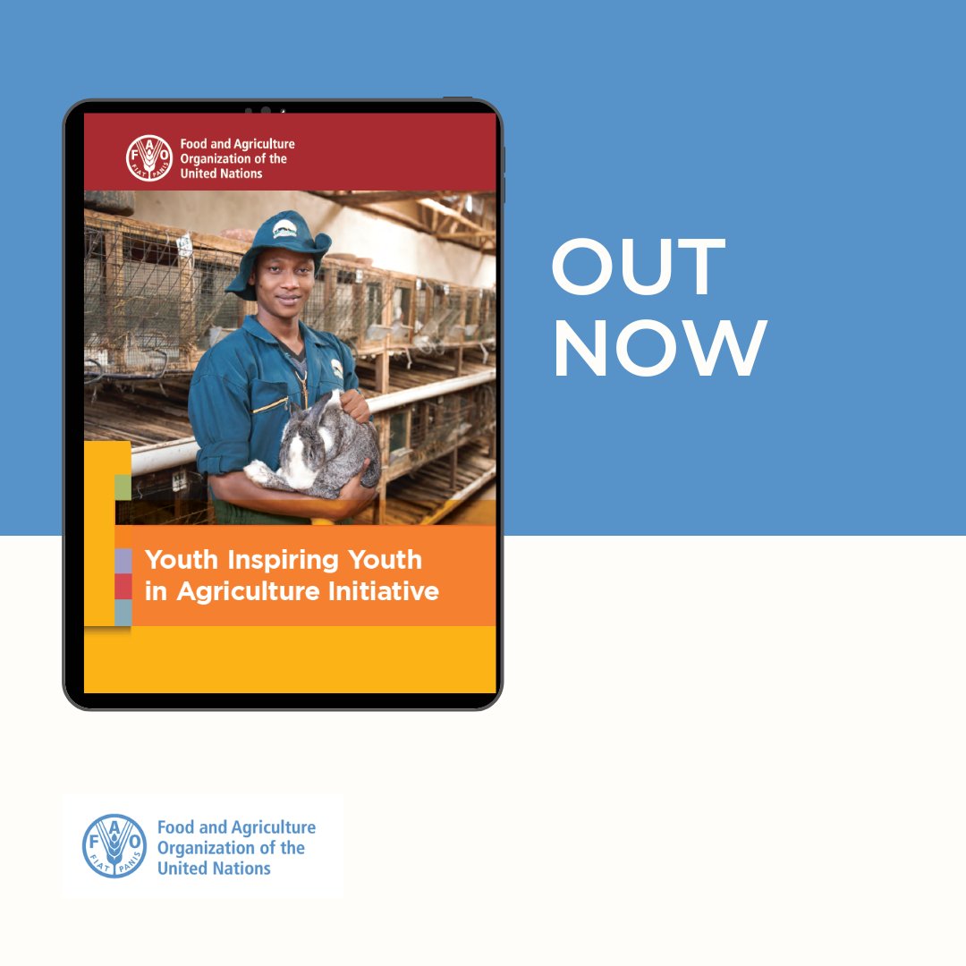 FAOUganda's tweet photo. 🆕Publication on Youth Inspiring Youth in Agriculture Initiative- YIYA. Read about the good work of some of the #youth champions, supported by @MAAIF_Uganda @Moglsd_UG @FAO.

#Youth are the future of #foodsecurity🌾🍠🐇in 🇺🇬 &amp; the 🌍. 

#YouthInAgric

👉https://t.co/ETZ6hHJaKx https://t.co/FmnHfKddLs