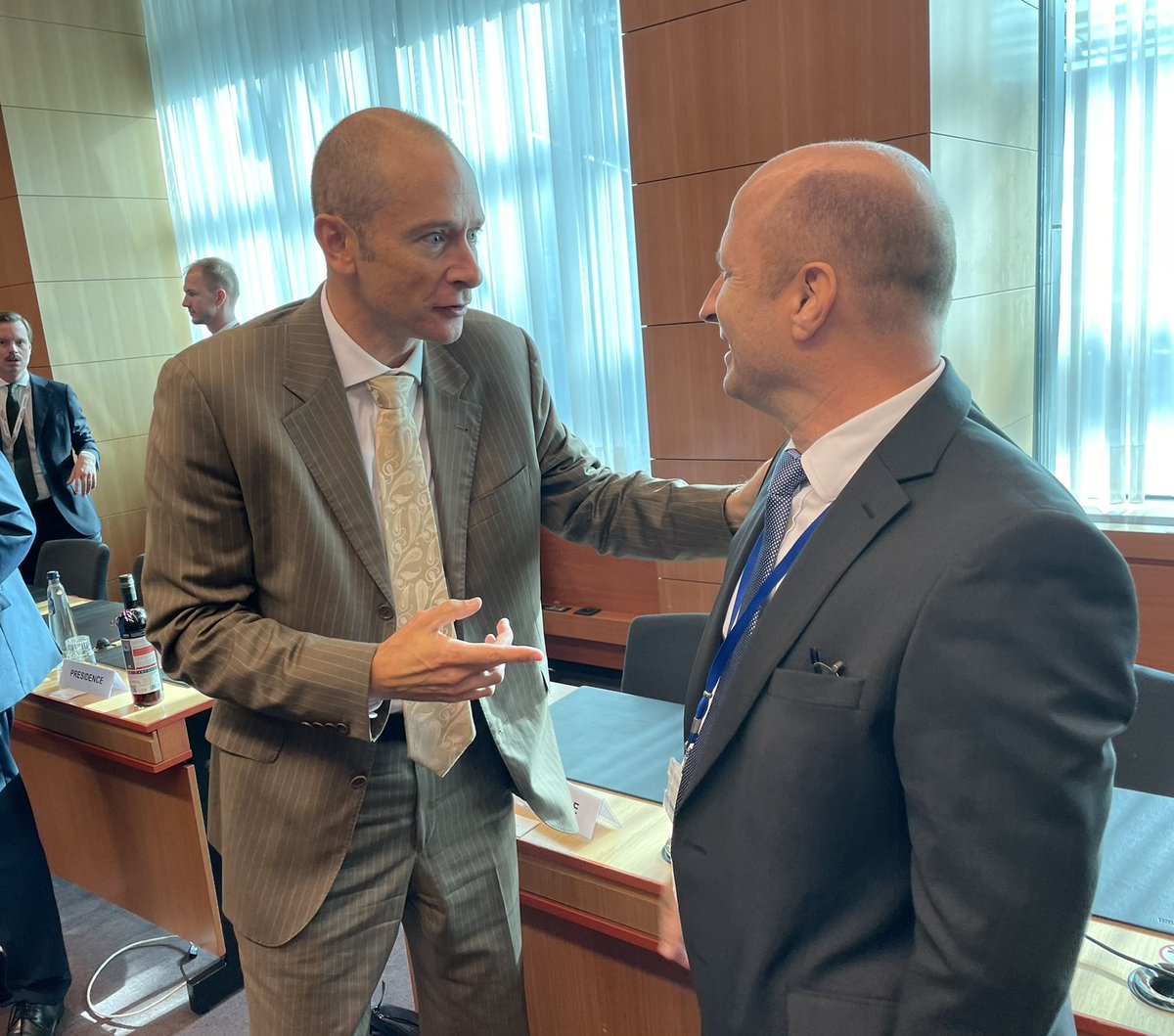 SLOtoEU's tweet image. Warm welcome to our new DPR David Brozina. Busy #CRPI meeting ahead of us as preparations of the extraordinary energy Council are on the agenda. #TTE #Energy @EU2022_CZ